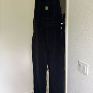 Empyre Black Corduroy Overalls